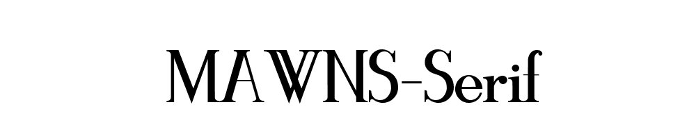 MAWNS-Serif