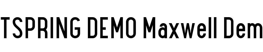  DEMO Maxwell DemiBold