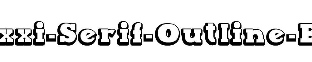 Maxxi-Serif-Outline-Bold