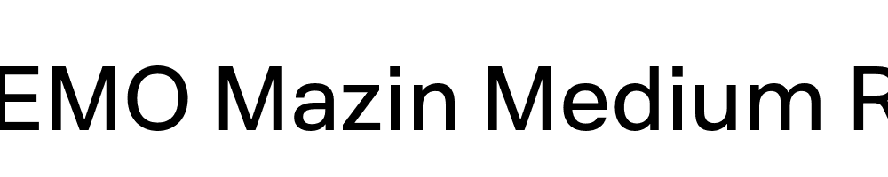 FSP DEMO Mazin Medium Regular