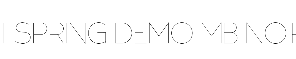  DEMO MB NOIR Thin