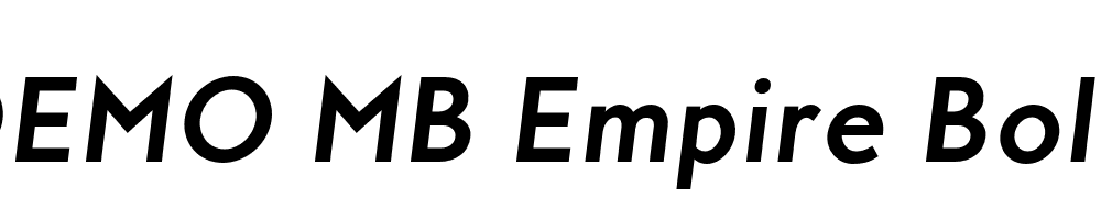 FSP DEMO MB Empire Bold Italic