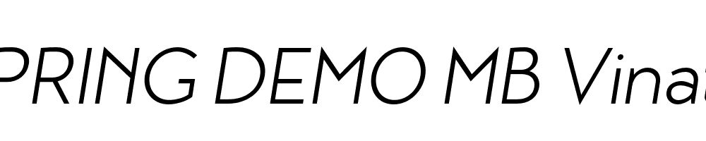  DEMO MB Vinatage Italic