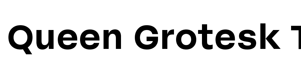 Mc Queen Grotesk Trial