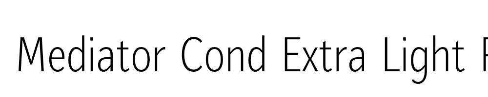  DEMO Mediator Cond Extra Light Regular