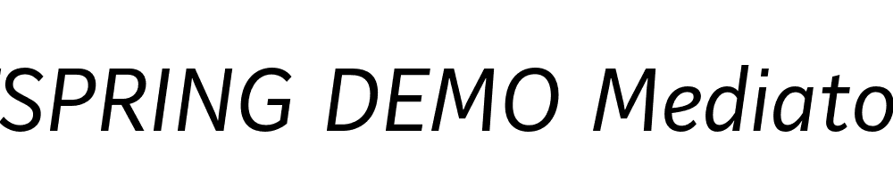  DEMO Mediator Italic