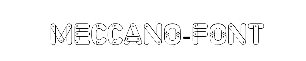 Meccano-Font