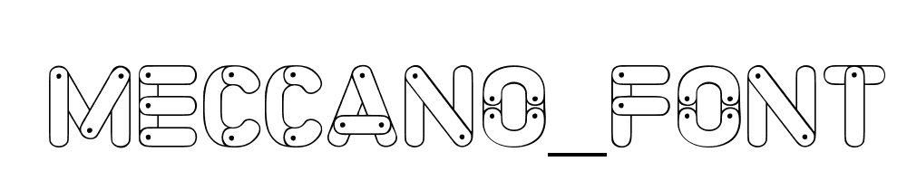 Meccano_font