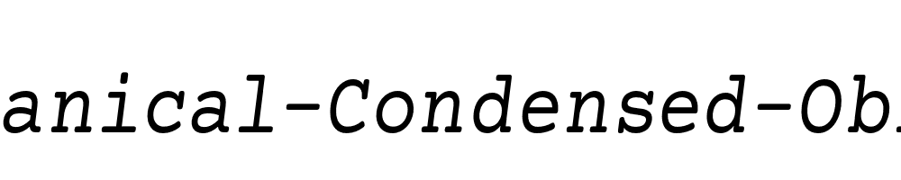 Mechanical-Condensed-Oblique