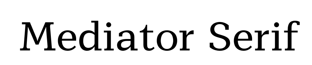 Mediator Serif