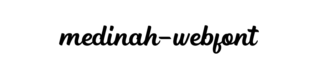 medinah-webfont