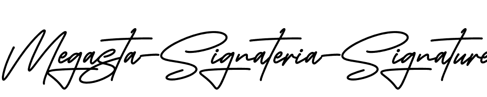 Megasta-Signateria-Signature