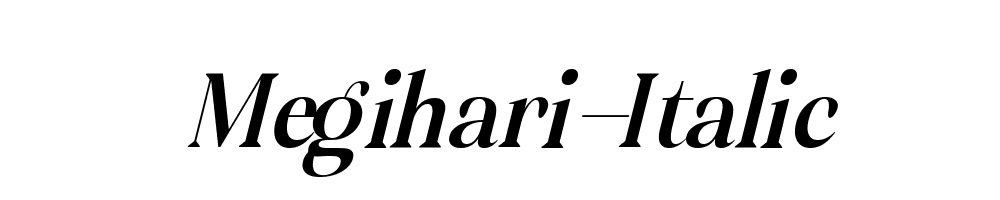 Megihari-Italic