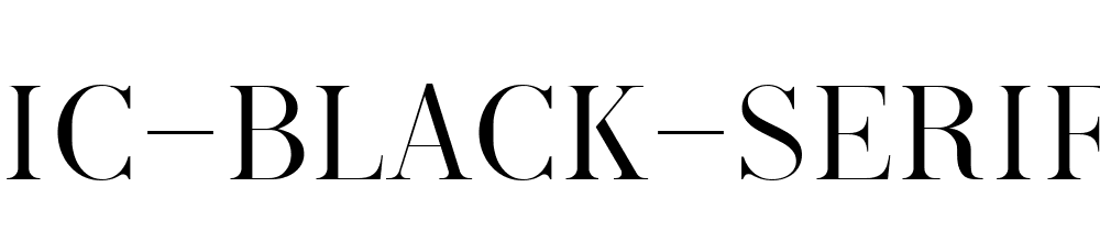 Melanic Black Serif Demo