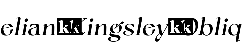 Melian-Kingsley-Oblique