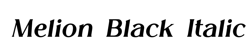 Melion-Black-Italic