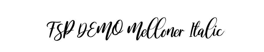 FSP DEMO Melloner Italic