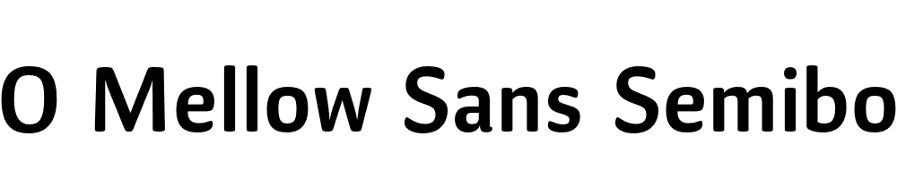 FSP DEMO Mellow Sans Semibold Regular