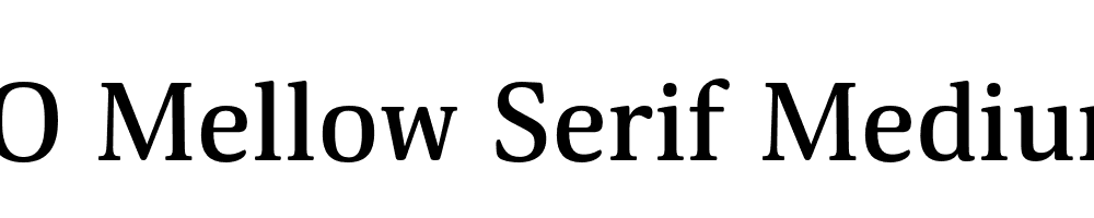 FSP DEMO Mellow Serif Medium Regular