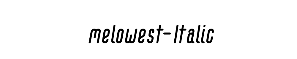 melowest-Italic