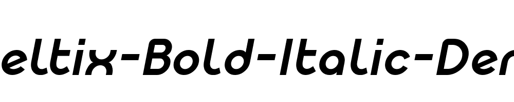 Meltix-Bold-Italic-Demo