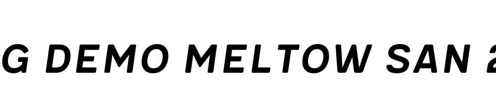  DEMO Meltow San 200 2 Italic