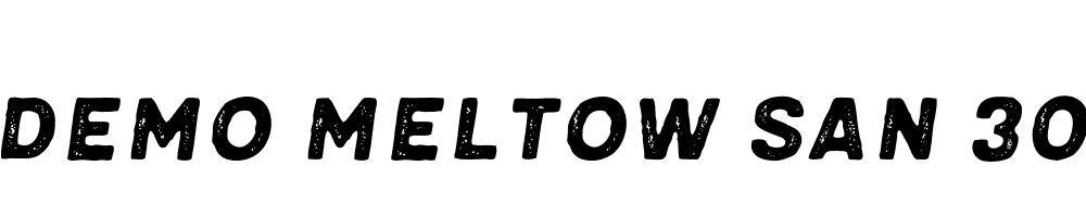  DEMO Meltow San 300 Rust Italic