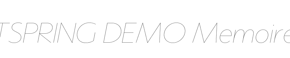  DEMO Memoire Light