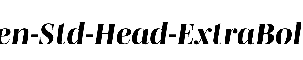 Mencken-Std-Head-ExtraBold-Italic