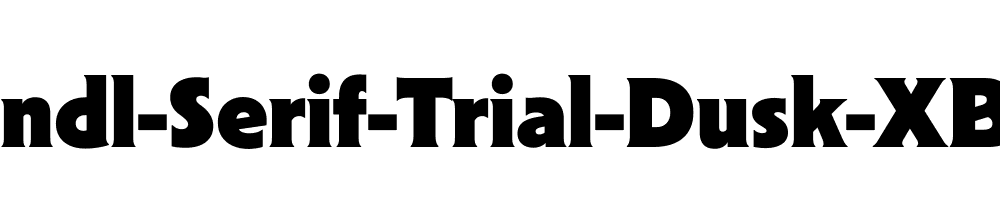 Mendl-Serif-Trial-Dusk-XBold