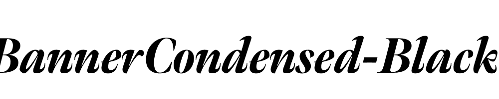 MenoBannerCondensed-Black-Italic