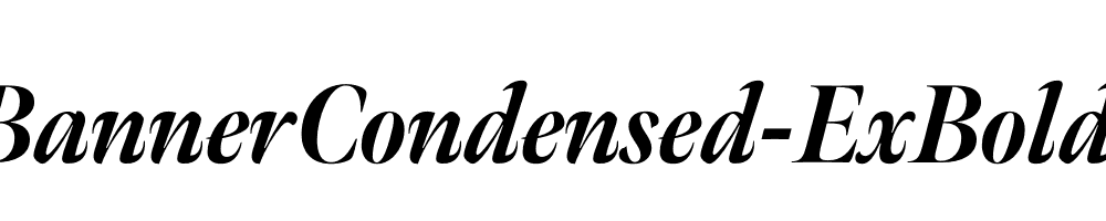 MenoBannerCondensed-ExBold-Italic