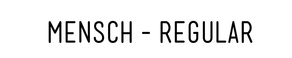 Mensch-Regular