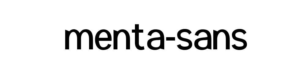 Menta Sans