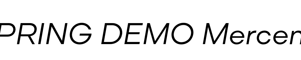  DEMO Mercenary Italic