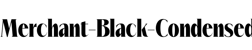 Merchant-Black-Condensed