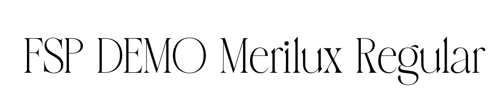 FSP DEMO Merilux Regular