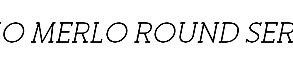  DEMO Merlo Round Serif Italic Regular