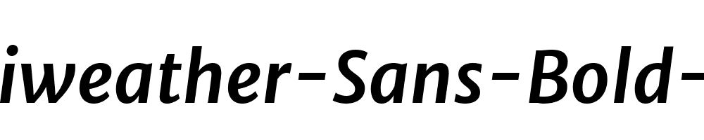 Merriweather-Sans-Bold-Italic