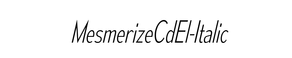 MesmerizeCdEl-Italic