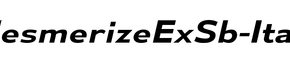 MesmerizeExSb-Italic