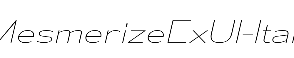 MesmerizeExUl-Italic