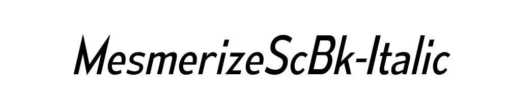 MesmerizeScBk-Italic