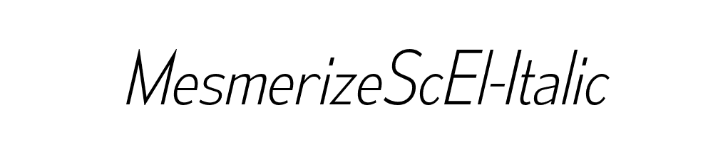 MesmerizeScEl-Italic