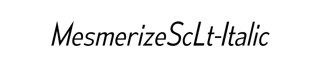 MesmerizeScLt-Italic