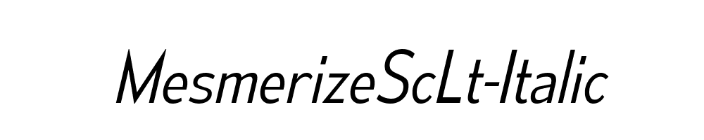 MesmerizeScLt-Italic