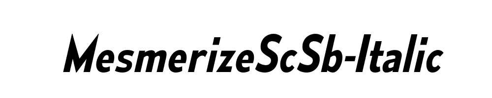 MesmerizeScSb-Italic