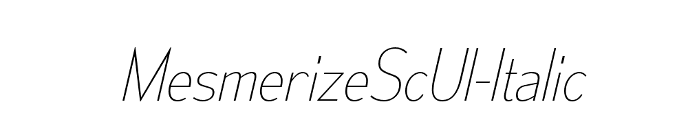 MesmerizeScUl-Italic