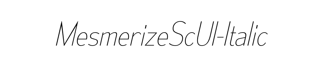 MesmerizeScUl-Italic