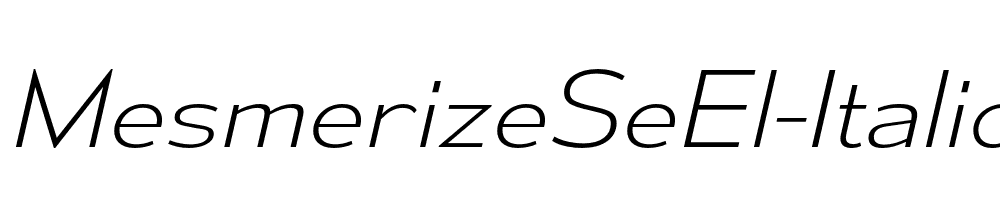 MesmerizeSeEl-Italic